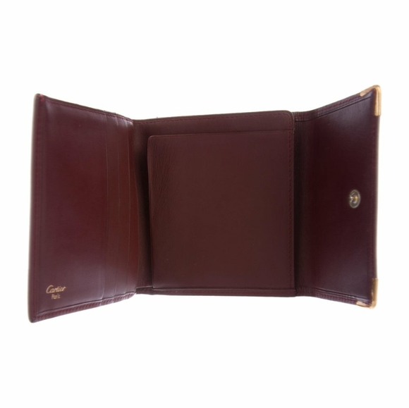 Cartier Bordeaux Kisslock wallet - Picture 8 of 13